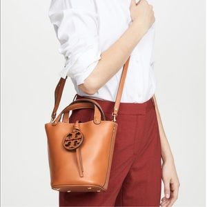 Tory Burch Mini Miller bucket handbag purse crossbody